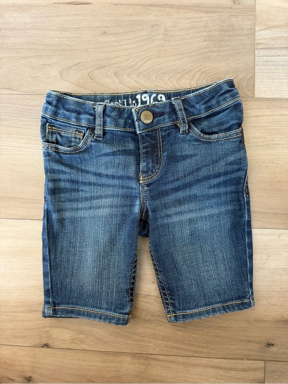 GAP Kids Medium Blue Denim Bermuda Shorts